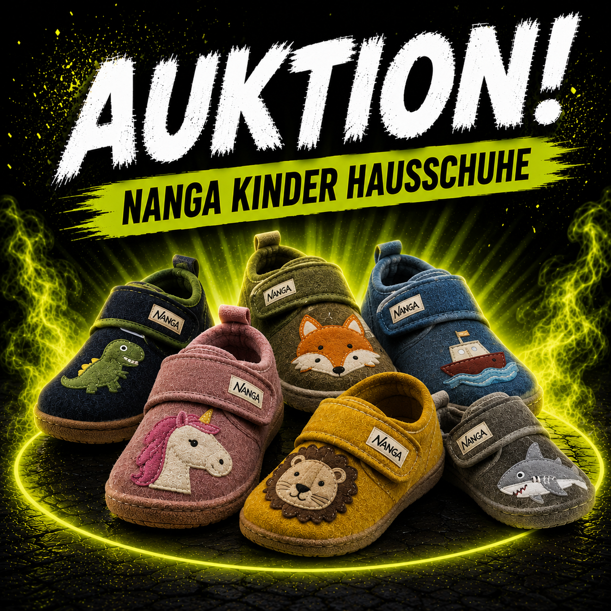 NANGA Kinder Hausschuhe | Neu A-Ware | Jungen & Mädchen