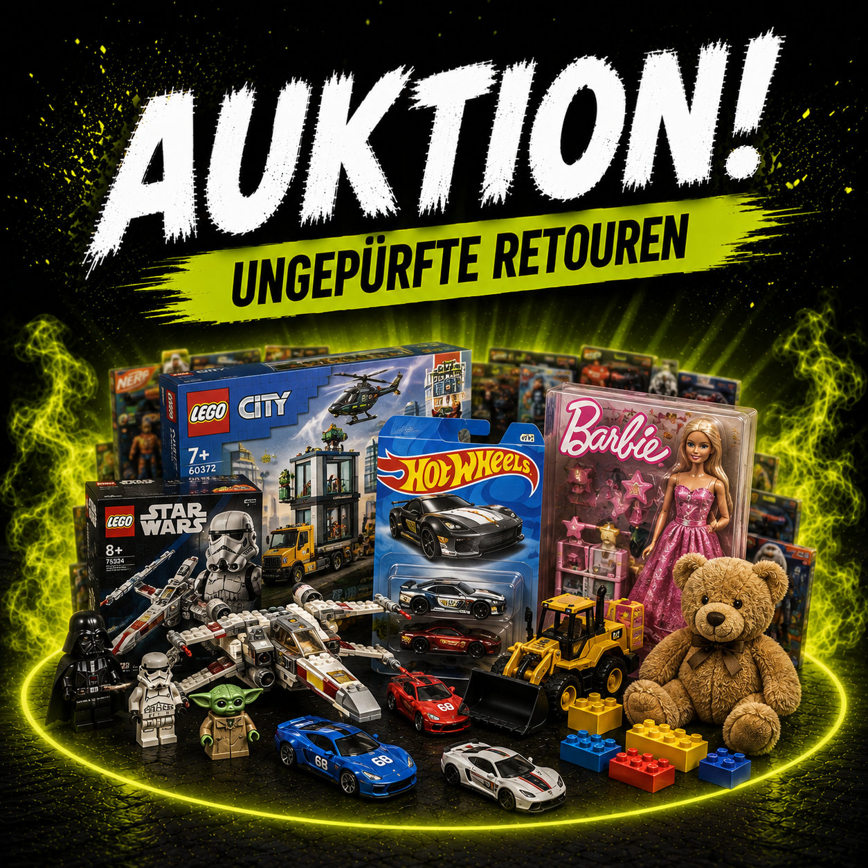 Spielzeug-Retouren | Ungeprüft | Live-Auktion